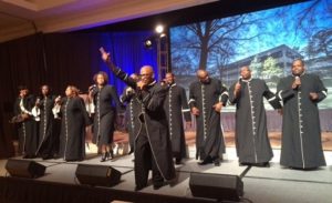 Billy Rivers and his Angelic Voices set the pace for a new day at the United Way Annual Luncheon.