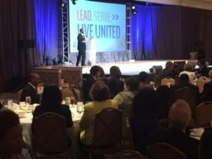 Dr. Kenneth Robinson talks of United Way's new vision.