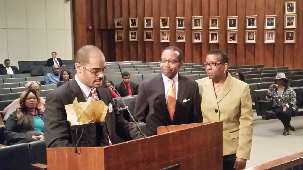 Robinsons honored at Memphis City Council meeting